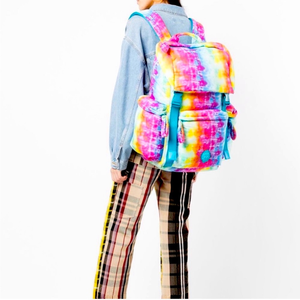 Kurt Geiger Glasto tie dye backpack NWT